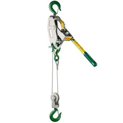 LUG-ALL 3/4T Cable Lever Hoist, 25 ft Lift 1500-25