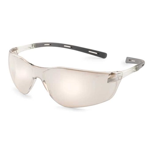 GATEWAY SAFETY Ellipse Gray/Indoor-Outdoor Lightweight Safety Glasses 20GY0M