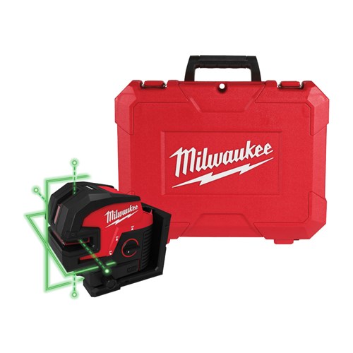 MILWAUKEE M12™ Green Laser – Cross Line & 4-Points (Bare Tool) 3624-20