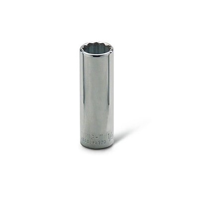 WRIGHT TOOL 1/2 in DR x 9/16 in Chrome Deep Socket 4518