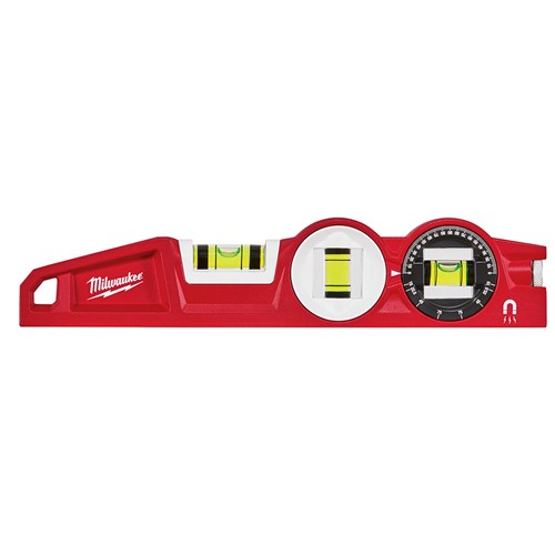 MILWAUKEE 10 in Diecast Torpedo Level with 360 Degree Locking Vial 48-22-5210