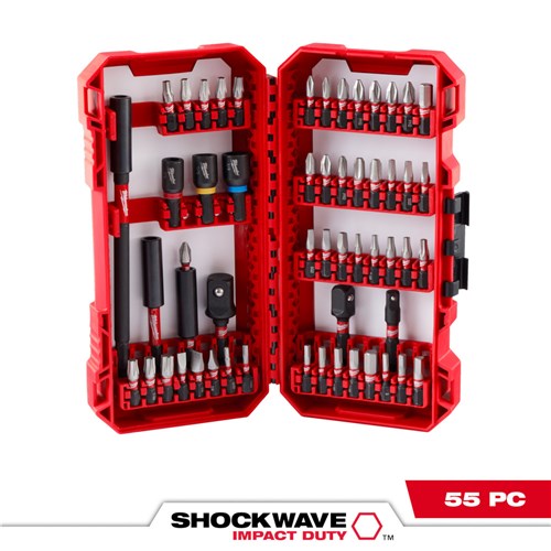 MILWAUKEE 55pc SHOCKWAVE IMPACT DUTY DRIVER BIT - 48-32-4096 48-32-4096