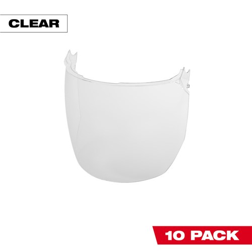 MILWAUKEE Face Shield Replacement Lens, Clear 48-73-1441