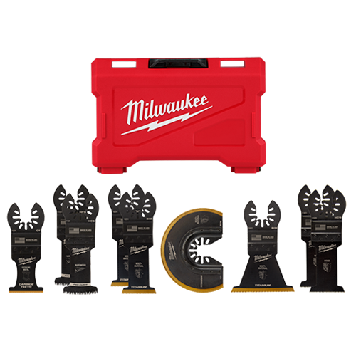 MILWAUKEE Universal Fit OPEN-LOK™ 9-Piece Oscillating Multi-Tool Blade Kit 49-10-9113