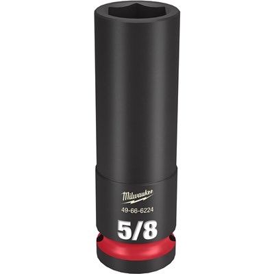 MILWAUKEE 1/2 in DR x 5/8 in SHOCKWAVE Impact Duty™ Deep 6 pt Socket 49-66-6224