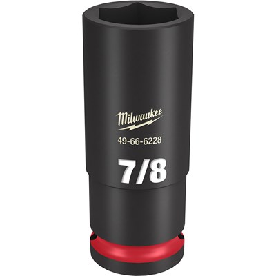 MILWAUKEE 1/2 in DR x 7/8 in SHOCKWAVE Impact Duty™ Deep 6 pt Socket 49-66-6228