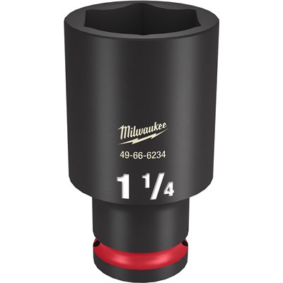 MILWAUKEE 1/2 in DR x 1-1/4 in SHOCKWAVE Impact Duty™ Deep 6 pt Socket 49-66-6234