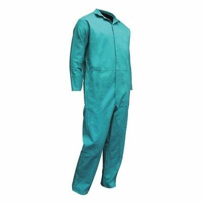 CHICAGO PROTECTIVE APPAREL Green Fire-Resistant Coverall, 6X-Large 605-GR-6XL