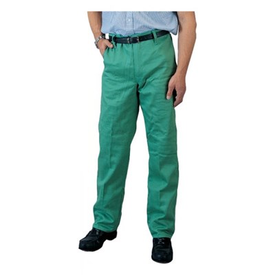 BLACK STALLION Green Sateen Fire Resistant Pants, 50 in x 36 in 606-GR-503