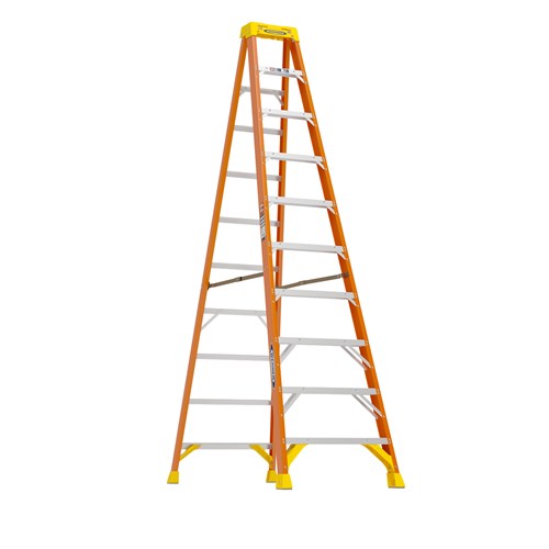 WERNER 10 ft Type IA Fiberglass Step Ladder W6210