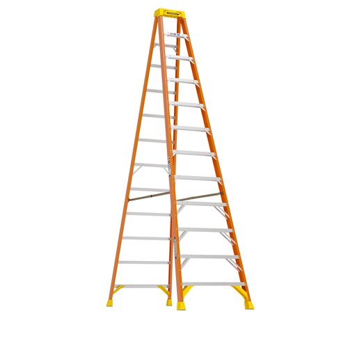 WERNER 12 ft Type IA Fiberglass Step Ladder 6212