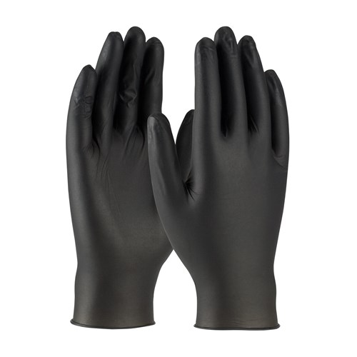 PIP Ambi-dex® Axle Black 4 Mil Nitrile Glove, Large, 10 Boxes per Case 63-632PF/L