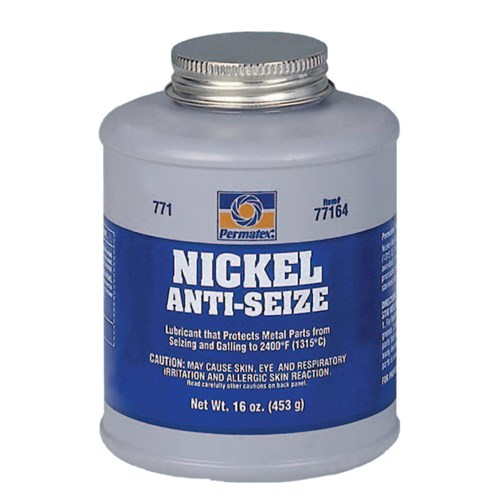 PERMATEX Nickel Anti-Seize Lubricant, 16 oz Brush-Top Bottle LOC77164