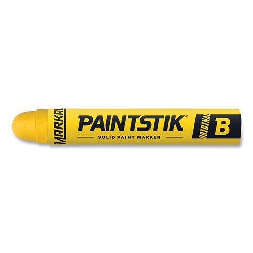 MARKAL Yellow Paintstik® Original B® Solid Paint Marker, 11-16 in 80221