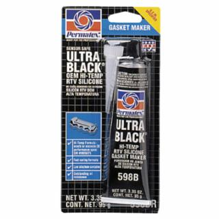 PERMATEX Ultra Black RTV Silicone Gasket Maker, 3.35 oz 82180