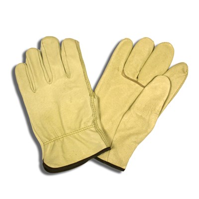 CORDOVA SAFETY PRODUCTS Pigskin Leather Driver's Glove, Large 8800L