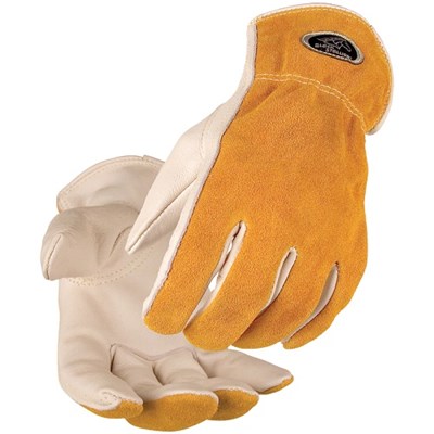 BLACK STALLION Versatile Grain Cowhide Palm Driver Glove with Kevlar Stitching, X-Large 97K-XL