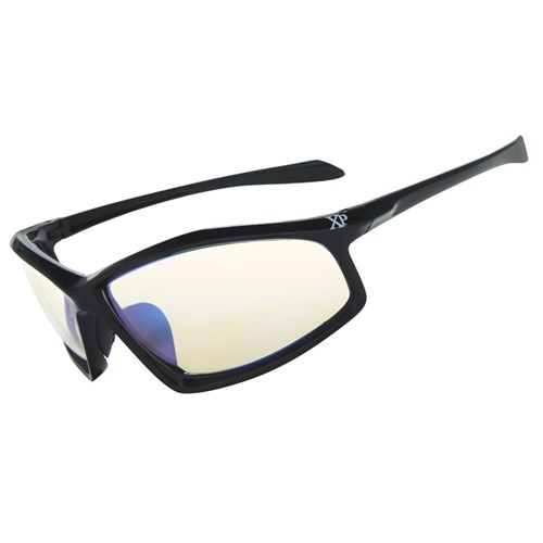 NORTHERN SAFETY XP® 650 Indoor/Outdoor Indigo Flash Anti-Scratch Lens Safety Glasses AAXP650BKIOR