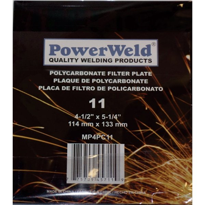 POWERWELD 4-1/2 in x 5-1/4 in Filter Plate Shade #11 AT-567H-11