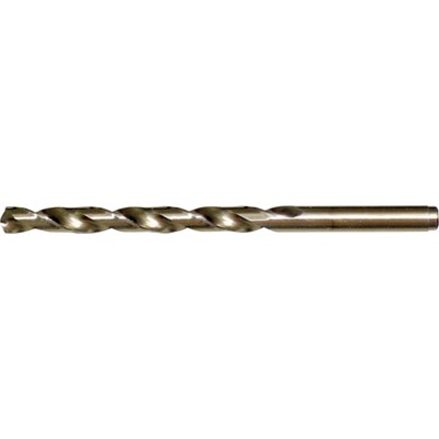 ALFA TOOLS #7 Cobalt M42 Jobber Drill Bit, Heavy-Duty NAS 907, Type J Standards, Straw Gold Finish C11182