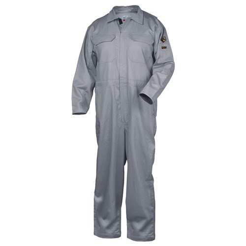 BLACK STALLION Deluxe FR Cotton Coverall, Gray, 3XL CF2215-GY-3XL