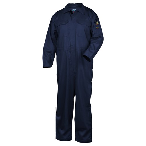 BLACK STALLION Deluxe FR Cotton Coverall, Navy CF2215-NV-2XL