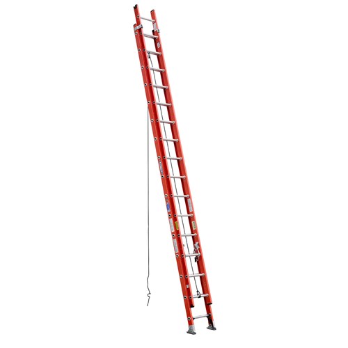 WERNER 32 ft Type IA Fiberglass D-Rung Extension Ladder D6232-2