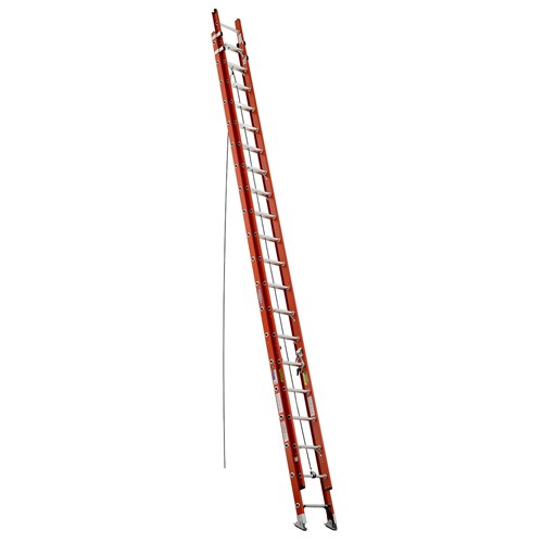 WERNER 40 ft Type IA Fiberglass D-Rung Extension Ladder D6240-2