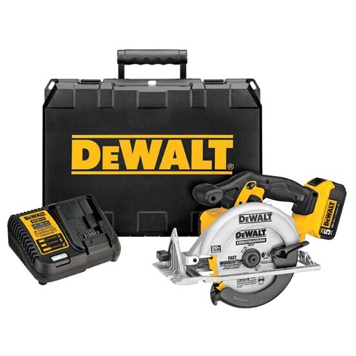 DEWALT 20V MAX* 6-1/2 in. Circular Saw Kit DCS391P1