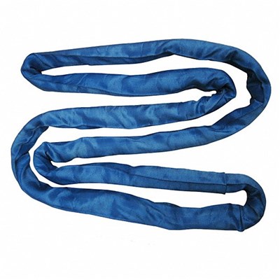 DD SLING & SUPPLY VRS7 x 12 ft Blue Polyester Round Sling DD97A7X12