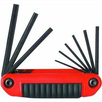 EKLIND 9 pc Hex Key Set, Medium, 5/64 in - 1/4 in EK-25911