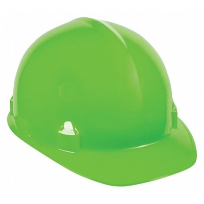 JACKSON SAFETY SC-6 Hi-Vis Lime Hard Hat with 391 Ratchet Suspension JP-SC-6-HVL