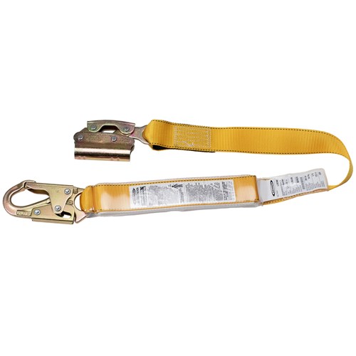 WERNER Manual Rope Grab Adjuster with 3ft Shock Absorbing Lanyard L210106