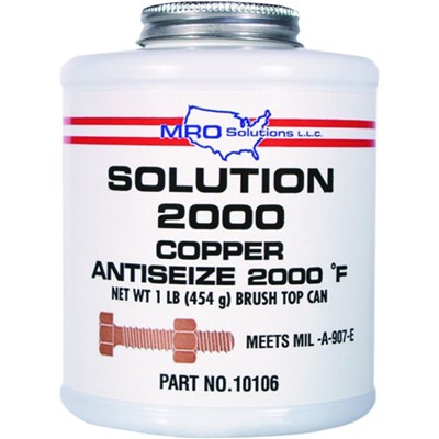 MRO SOLUTIONS Copper Anti-Seize, 1 lb Can LM6510004