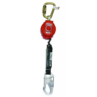 HONEYWELL Miller TurboLite Web Retractable Lanyard, 9 ft MFL-1/9FT