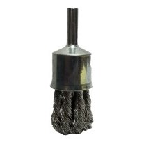 RANDOM PRODUCTS 1 in x 1/4 in Stainless Steel Knot End Brush R50708