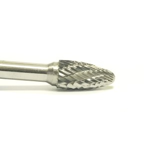 RANDOM PRODUCTS 5/8 in Tree Shape Double Cut Carbide Burr SF-6