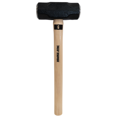 TRUE TEMPER 6 lb Sledge Hammer with 16 in Hickory Handle SL6XH16