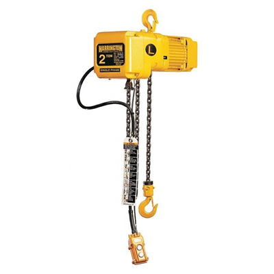 HARRINGTON HOISTS 2T Electric Chain Hoist with 20 ft Lift SNER020L-20