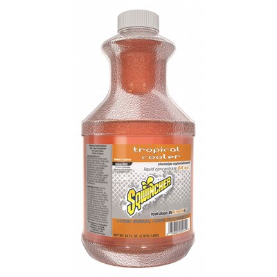 SQWINCHER Liquid Concentrate Drink Mix, Case, Tropical Cooler SQ030329