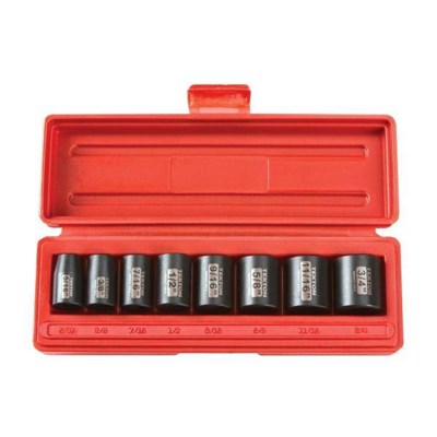 TEKTON 3/8 in DR Impact Socket Set, 5/16 in - 3/4 in SSET38I