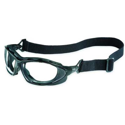 HONEYWELL Clear Seismic Safety Goggles with Strap UV-S0600X