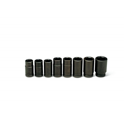 WRIGHT TOOL 3/4 in DR Deep Impact Socket Set, 8 pc WR608