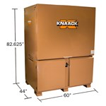 KNAACK Field Station 60 in x 42 in x 82 in, 121 cu ft KN119-02