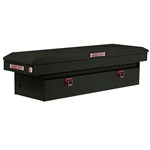 WEATHER GUARD Weather Guard Saddle Box, Black Textured Matte Aluminum, Full Standard, 11.0 Cu Ft 127-52-04