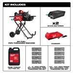 MILWAUKEE MX FUEL™ Pipe Threading Machine Kit MXF512-2XC